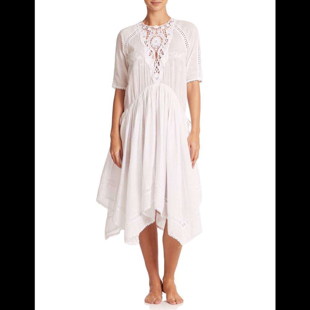 Zimmerman Marisol Motif Side Drawstring Dress